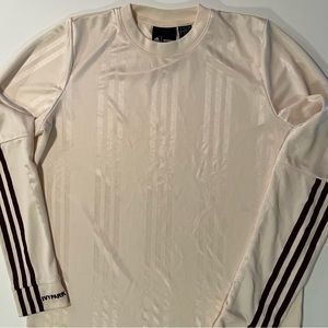 Ivy Park beige and maroon soccer jersey